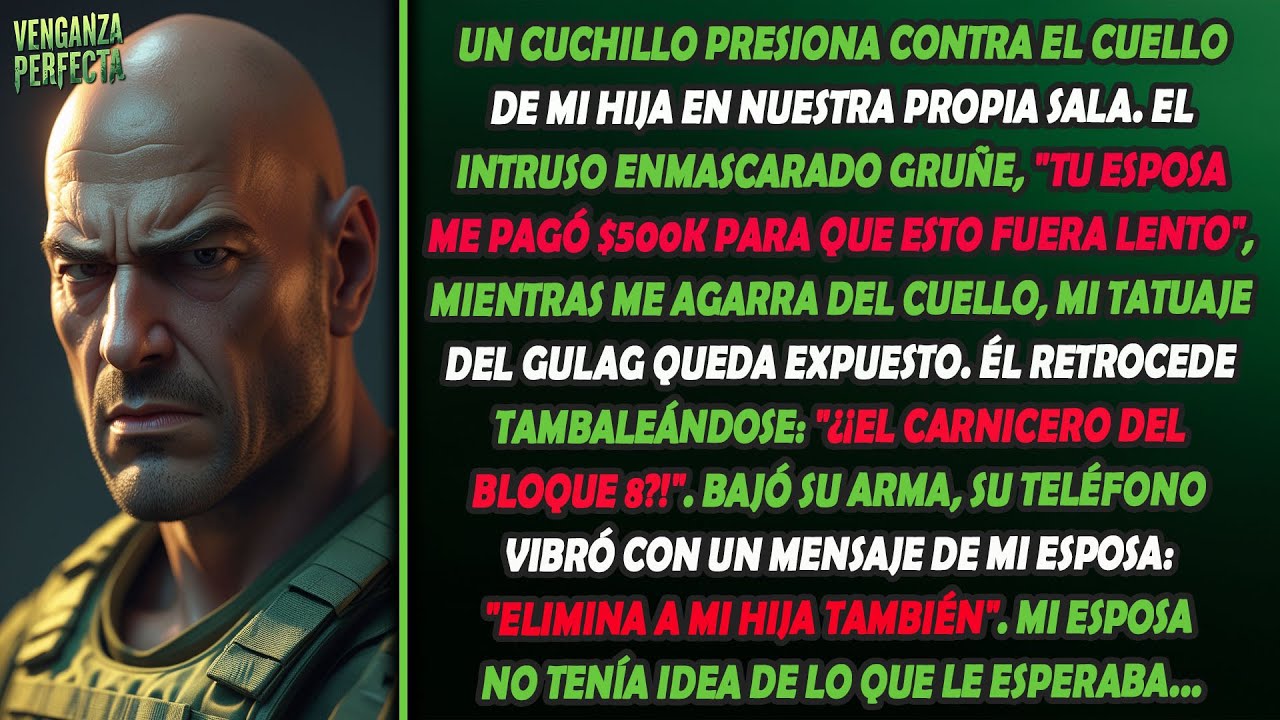 Amenazaron a mi hija. lo que no saben es que yo comando al hombre más temido del gulag.