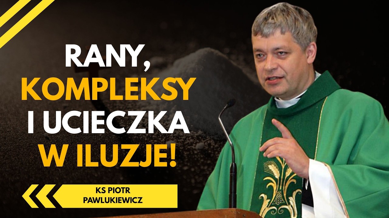 RANY, KOMPLEKSY I UCIECZKA W ILUZJE! KS. PIOTR PAWLUKIEWICZ