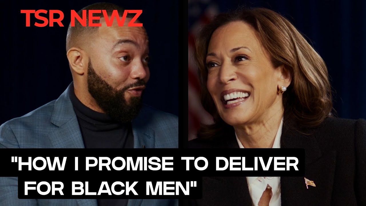VP Kamala Harris Steps In With Justin Carter To Discuss How She’ll Deliver For Black Men | TSR Newz