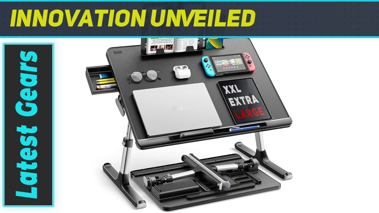 Saiji Laptop Bed Tray: Best Adjustable Lap Desk