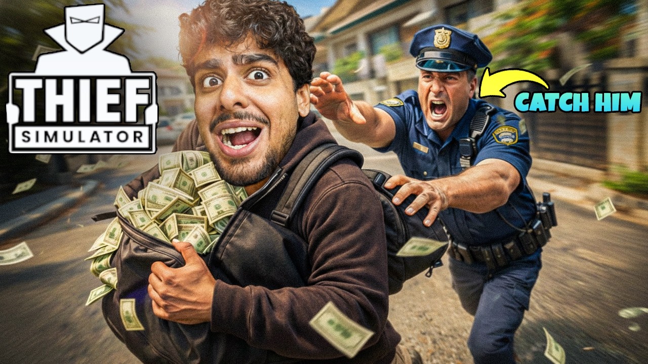 I was nearly caught by Police while Stealing | THIEF SIMULATOR #2
