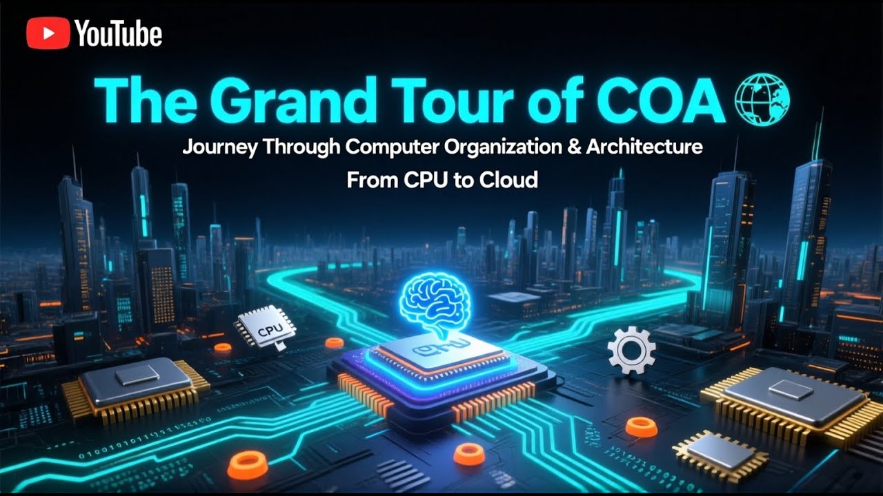 The Grand Tour of COA 🌐| Course Recap 🧠 | Learn Computer Organization & Architecture in One Video 🚀