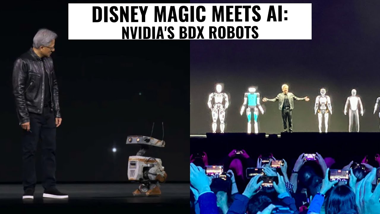 Disney Magic Meets AI: Nvidia's BDX Robots! 🤖