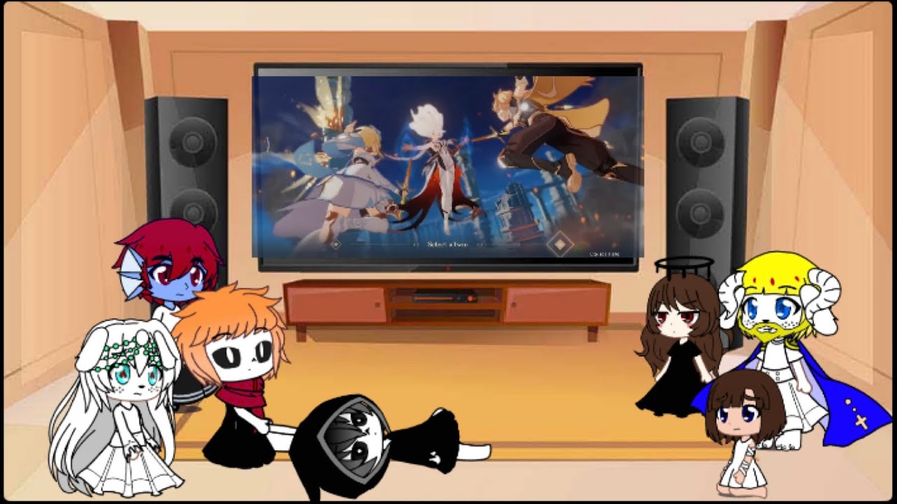 ReaperTale reacts to Genshin Impact opening Scene
