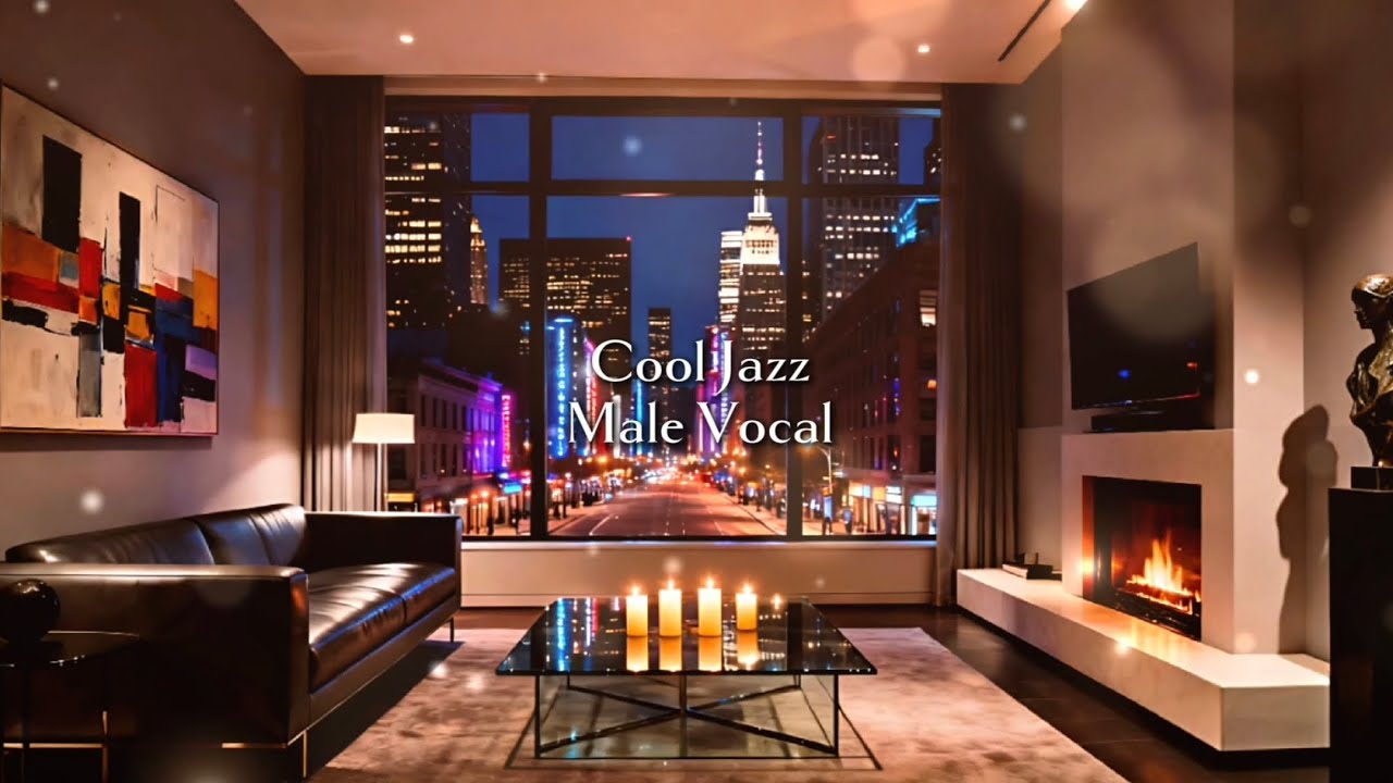 Smooth Jazz with male vocal, soothing tunes, slow jazz relaxing 