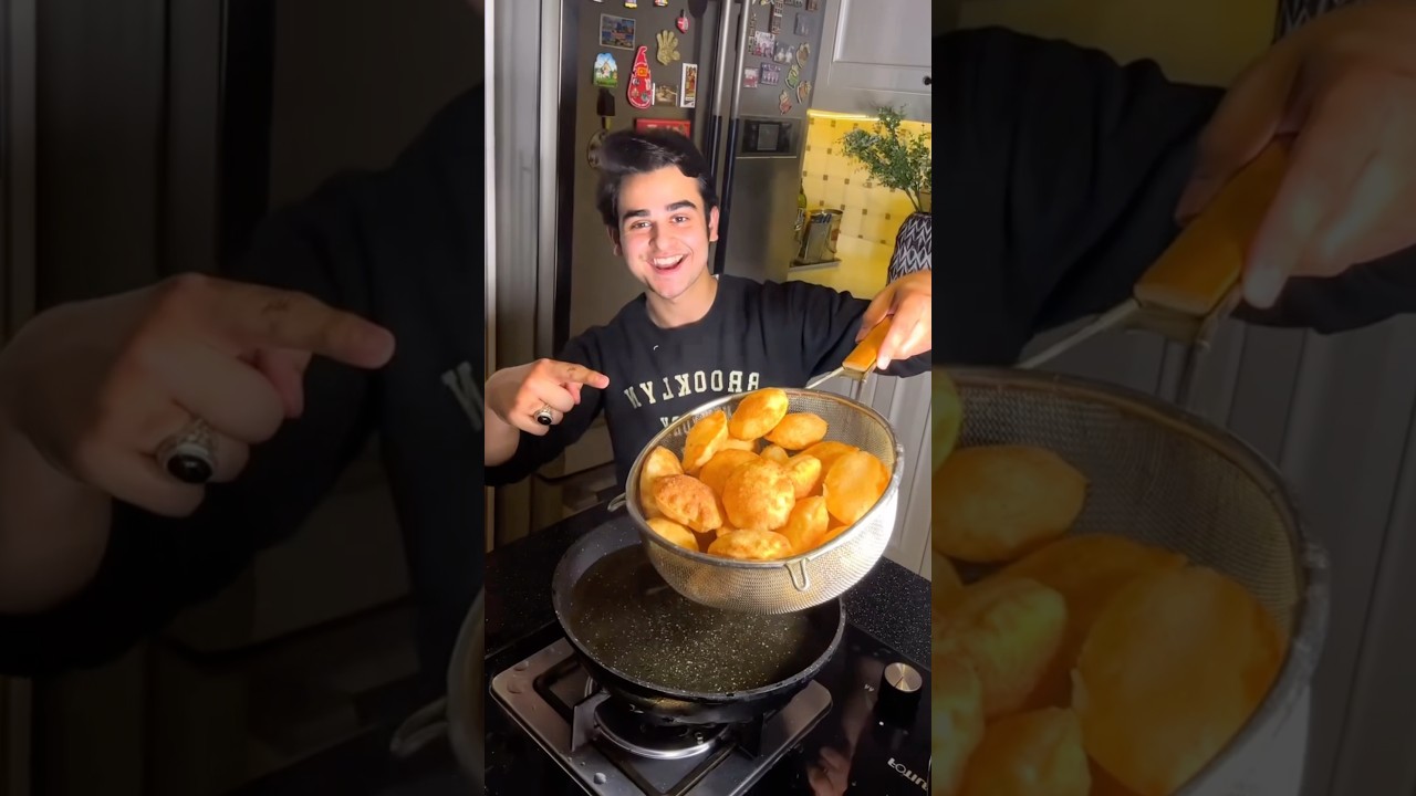 Make Golgappay at Home! Pani puri recipe 😍 #shorts