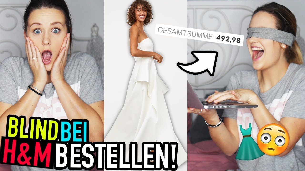 BLIND bei H&M BESTELLEN 2😱 (Hochzeitskleid & 500€ Outfit) | Mone