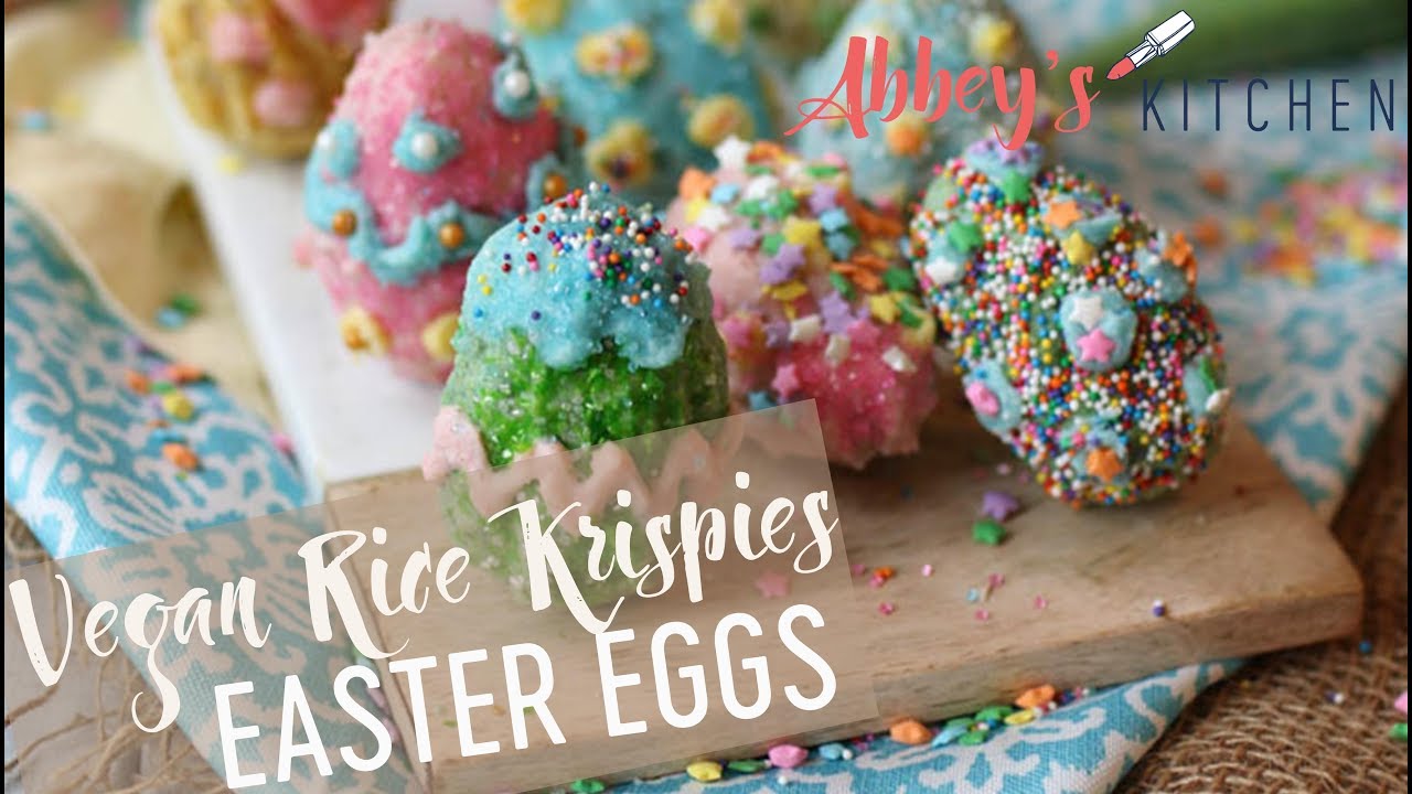VEGAN Gluten Free Rice Krispies EASTER Eggs