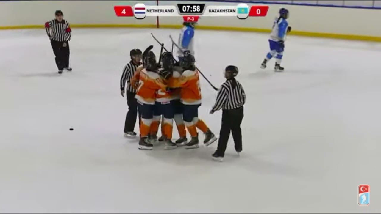 GOAL: Danique Koghee Netherlands 5-0 Kazachstan IIHF World Cup U18 Ladies Istanbul