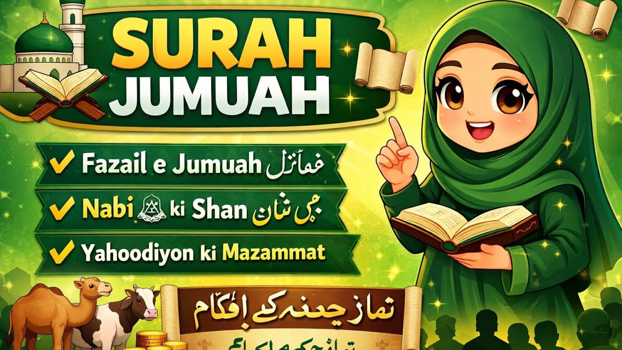 Jumuah Ki Fazilat | Surah Jumuah Mein Bayan Aham Batein