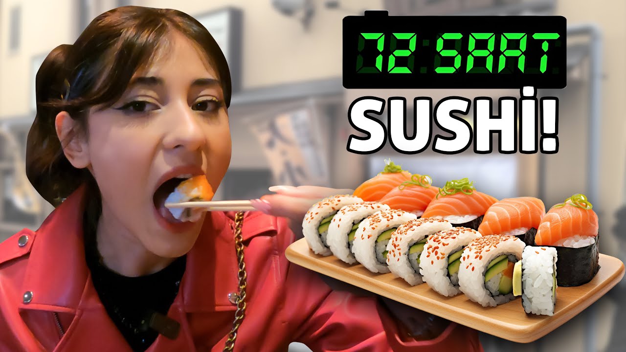 3 GÜN BOYUNCA SUSHİ DİYETİ YAPTIM! 🍣 | Zehirlendim... 🤮