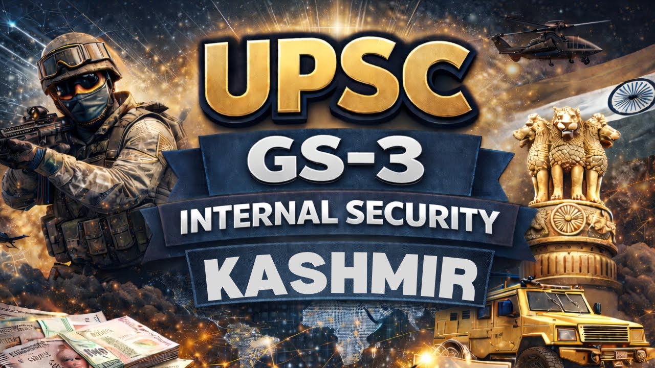 [Internal Security]  J&K   (Kashmir Issue)| UPSC GS-3 Mains Series [3]