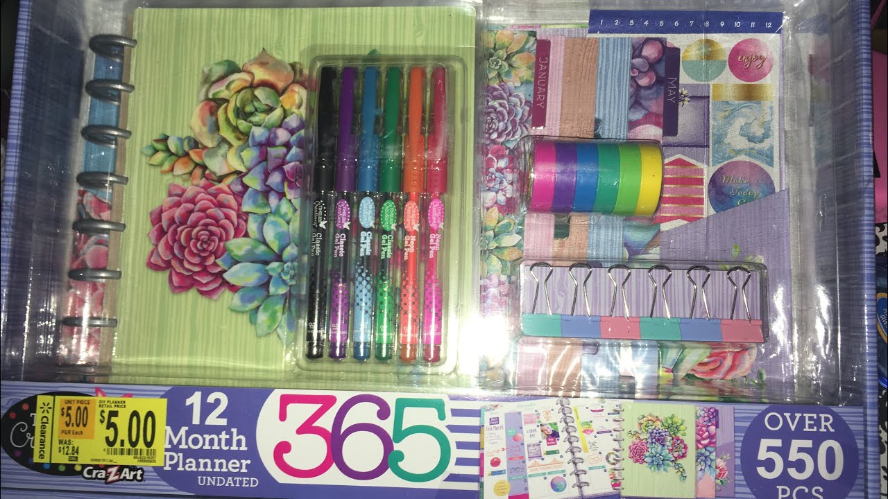 $5 WALMART DIY PLANNER SET UP!!!