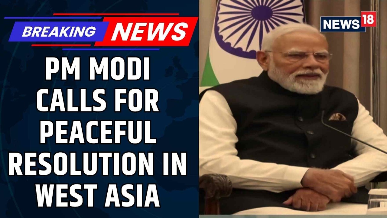 PM Modi In Israel | PM Modi Calls for Peace in West Asia at Joint Briefing with PM Netanyahu |News18