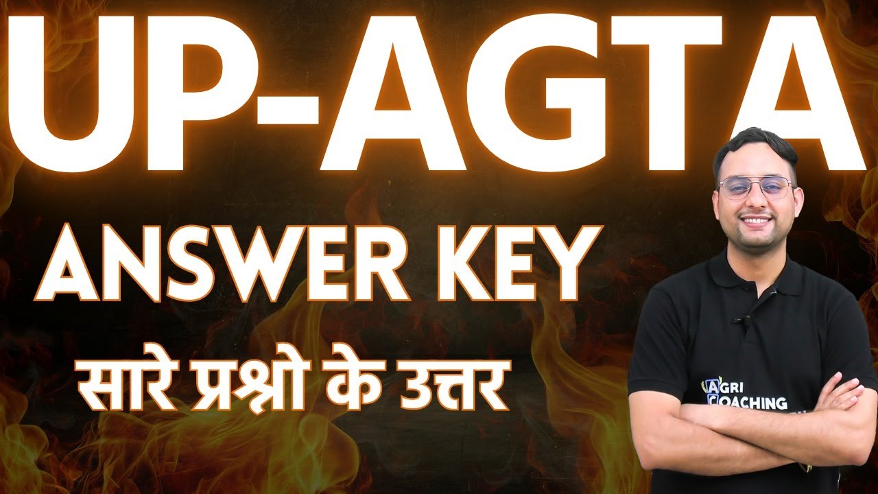 UP-AGTA Full Answer Key 2025 | Complete Question-wise Solution!