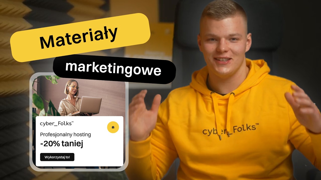 Program Partnerski cyber_Folks: materiały marketingowe do promocji kodu afiliacyjnego