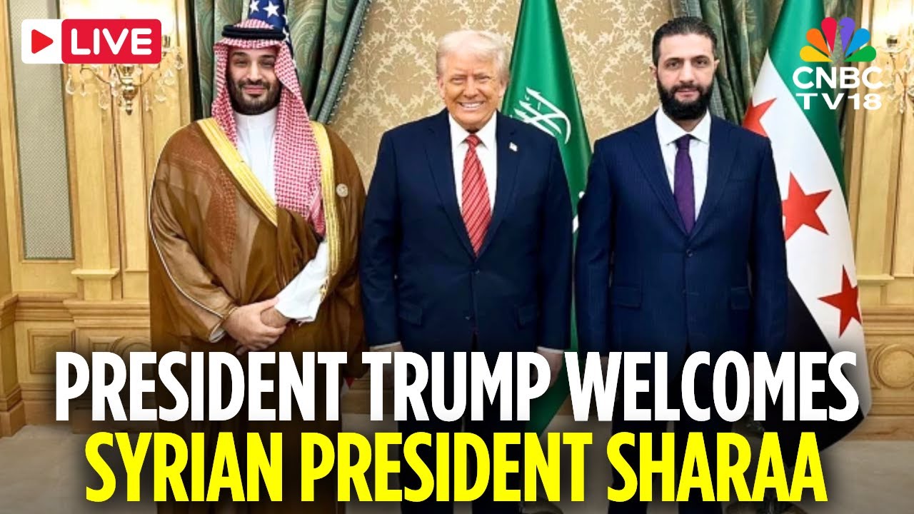 WATCH LIVE: Syria&rsquo;s Ahmed Al-Sharaa Meets President Trump at the White House | Middle East | N18G