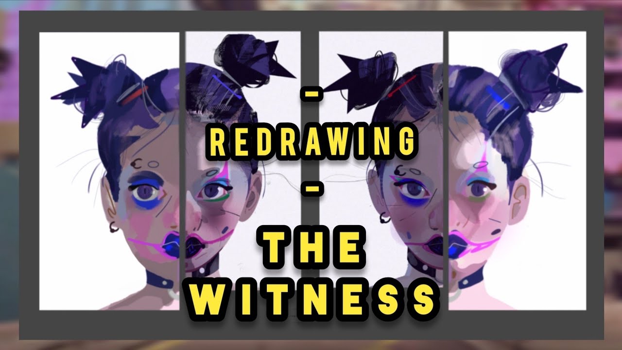 Love, death and robots -  redrawing the witness concept art