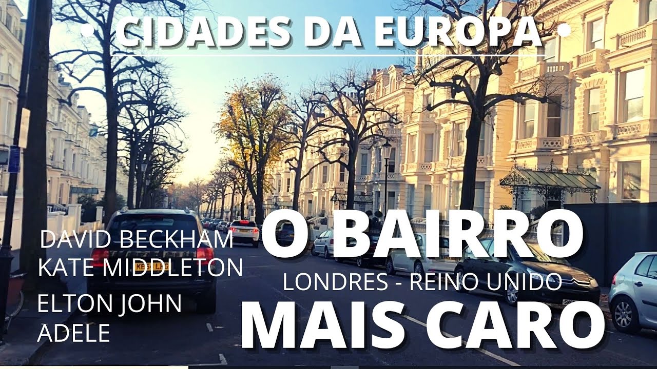 TOUR PELO BAIRRO MAIS RICO DE LONDRES