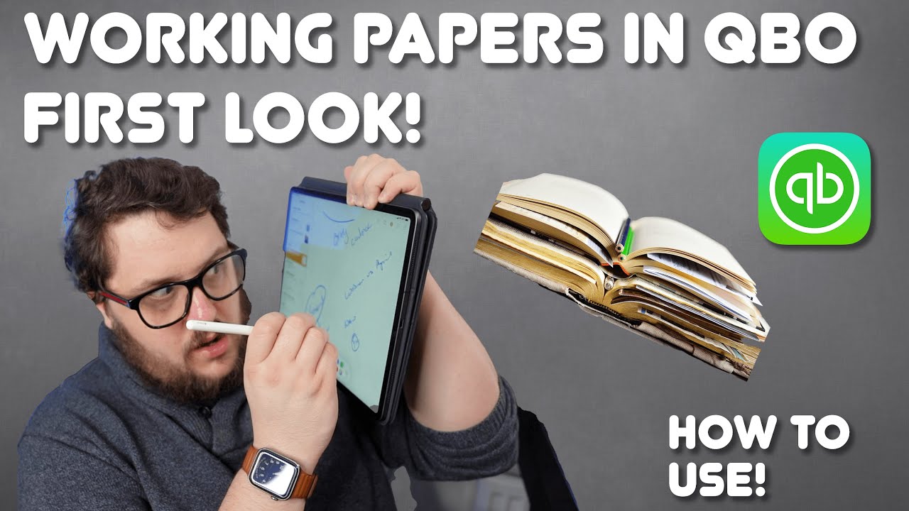 Working Papers in QuickBooks - New feature to help you keep your account tidy!