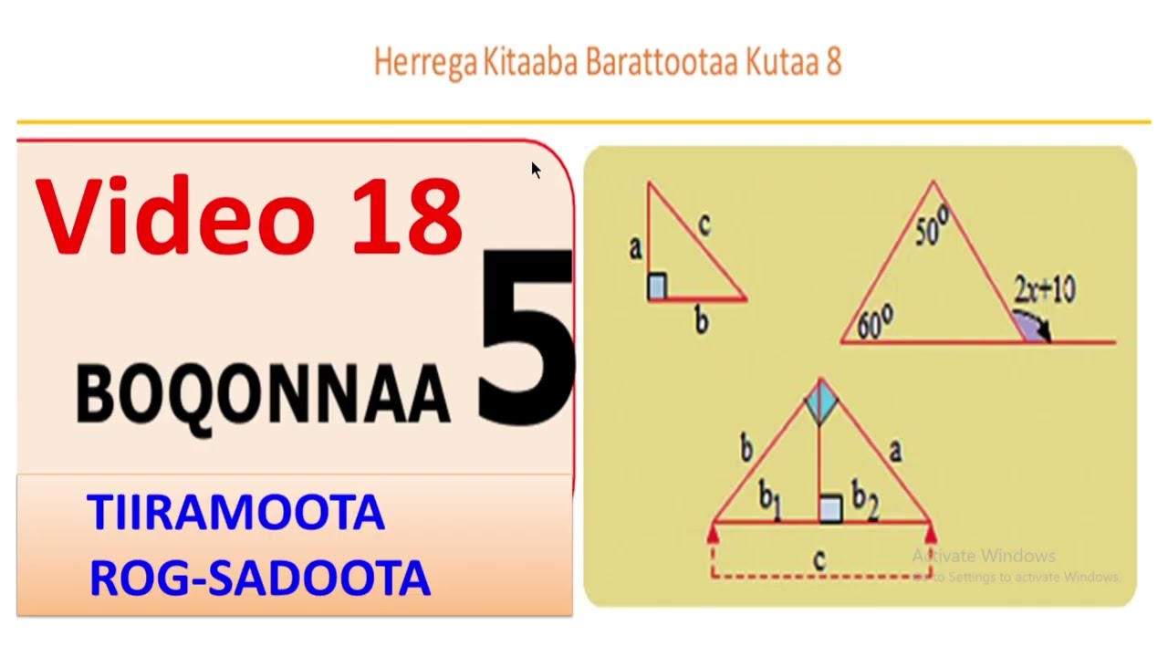 Boqonnaa 5 Part 2