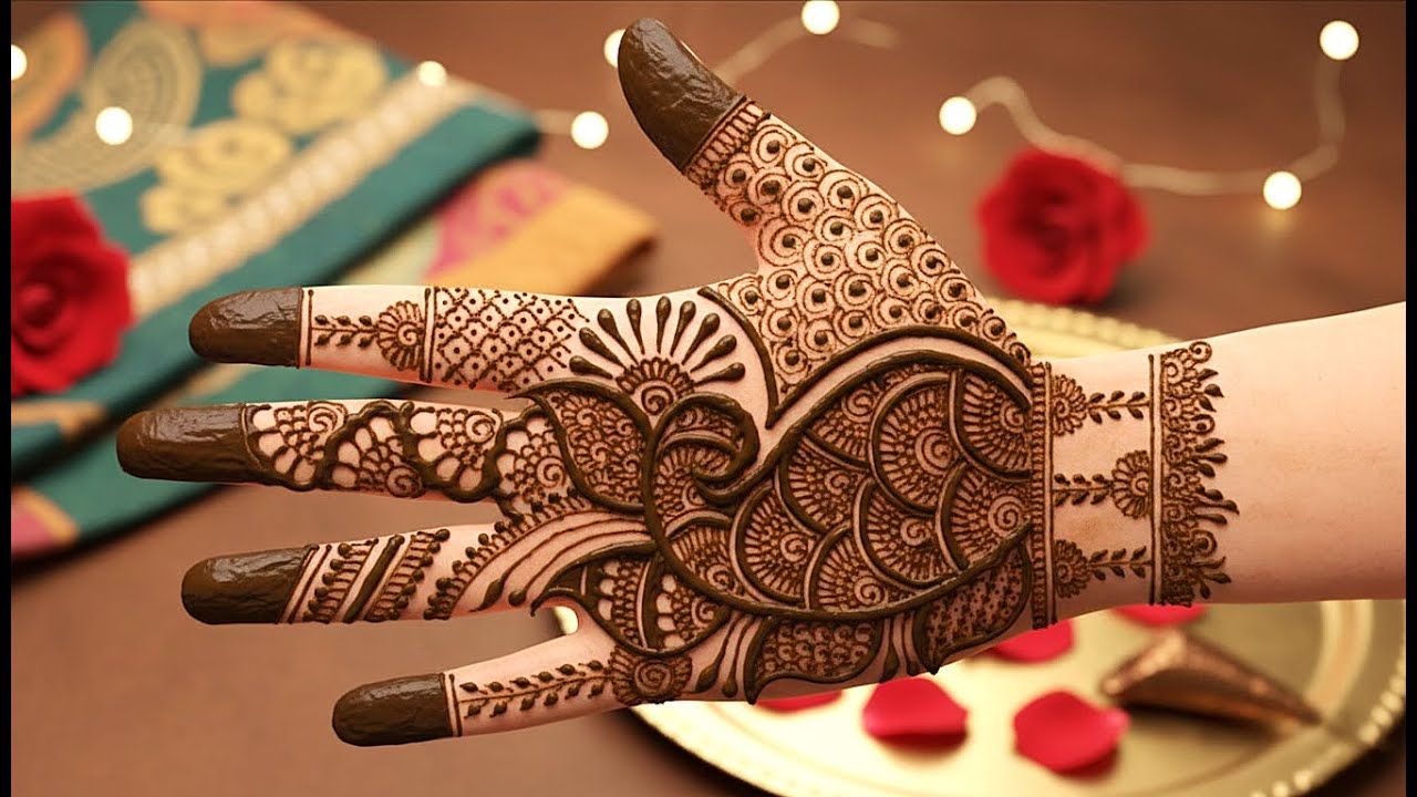 Arabic Floral Jaali Mehndi Design #mehndi  #arabicmehndi #floralmehndi #trending #viral #bridal
