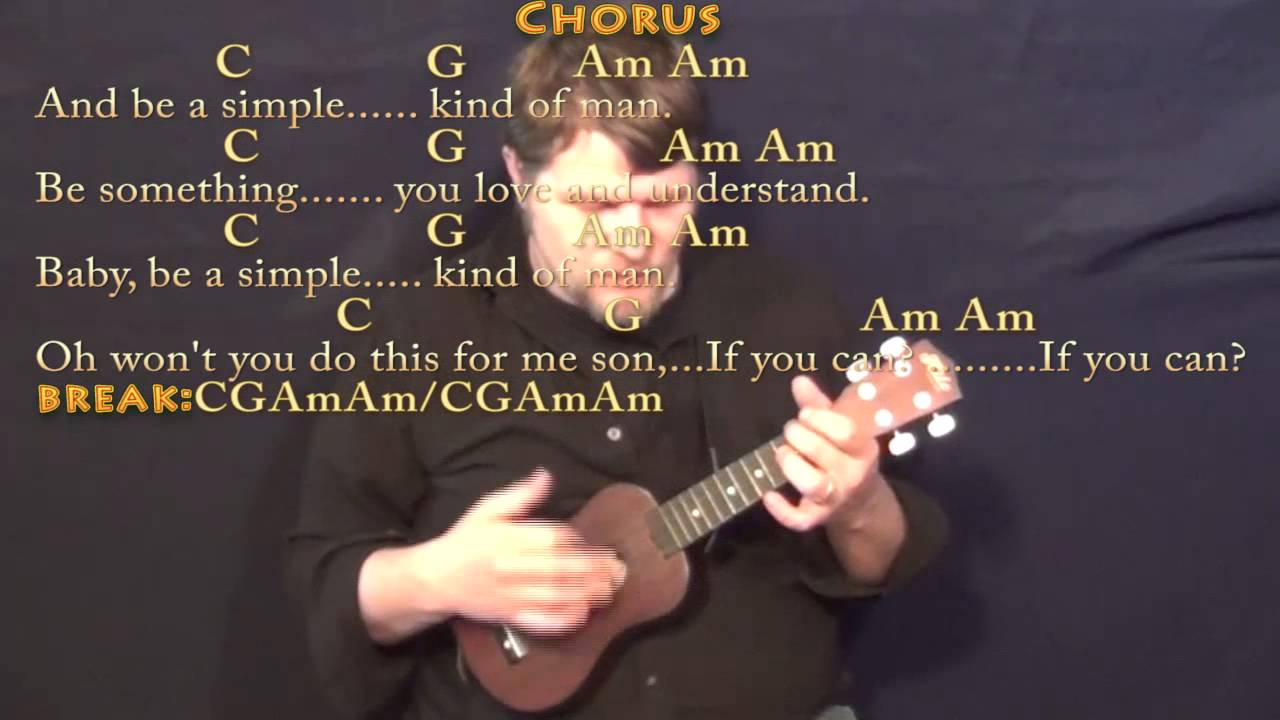 Simple Man (Lynyrd Skynyrd) Ukulele Cover Lesson with Chords/Lyrics
