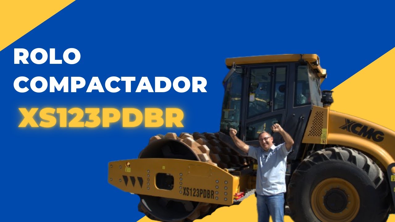 veja TUDO sobre o ROLO COMPACTADOR da XCMG - XS123PDBR