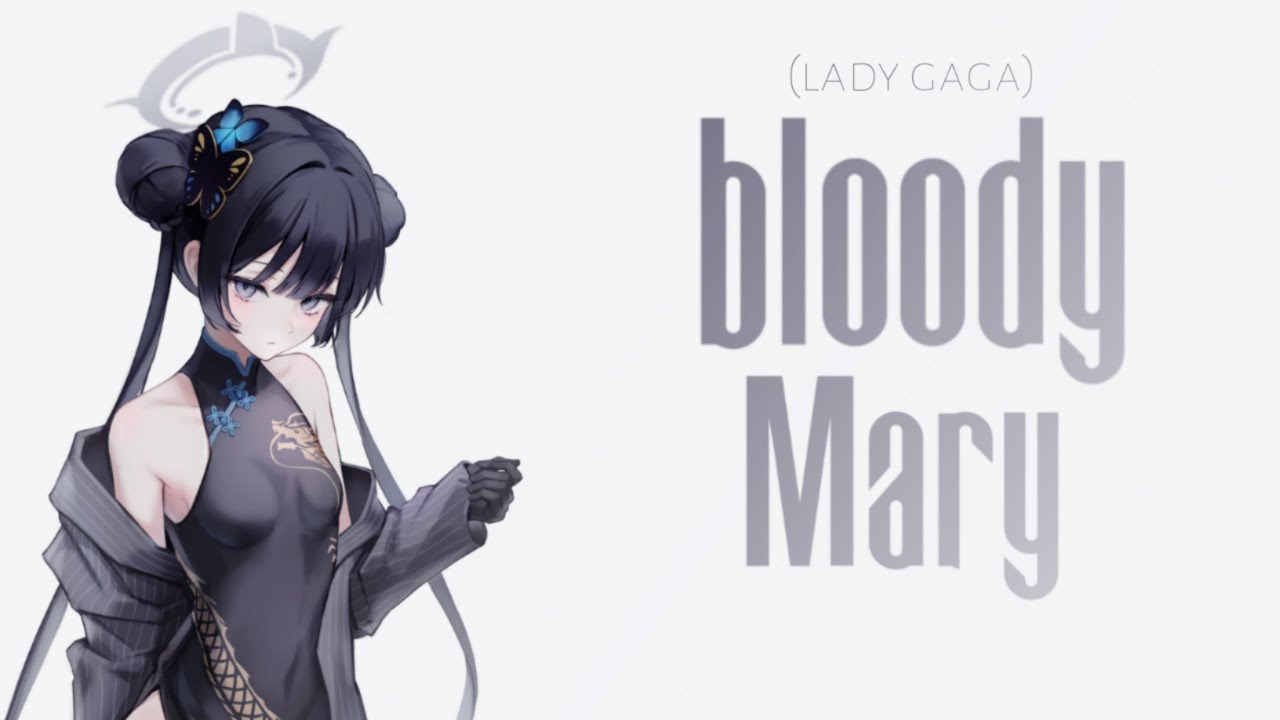 Nightcore ⟿ Bloody Mary (sped up) (lyrics)