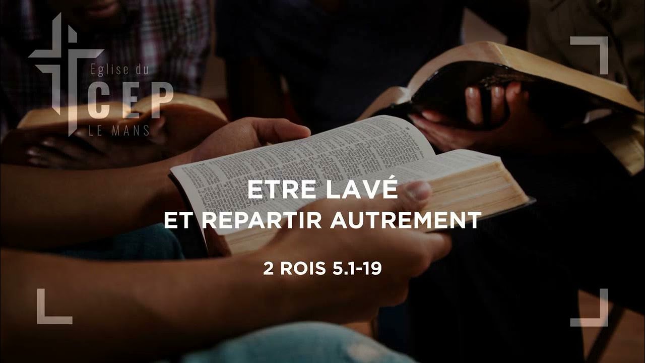 Etre lavé et repartir autrement