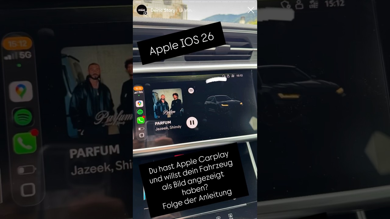 🚗 Eigenes Auto-Bild in Apple CarPlay laden &ndash; so einfach geht&rsquo;s!