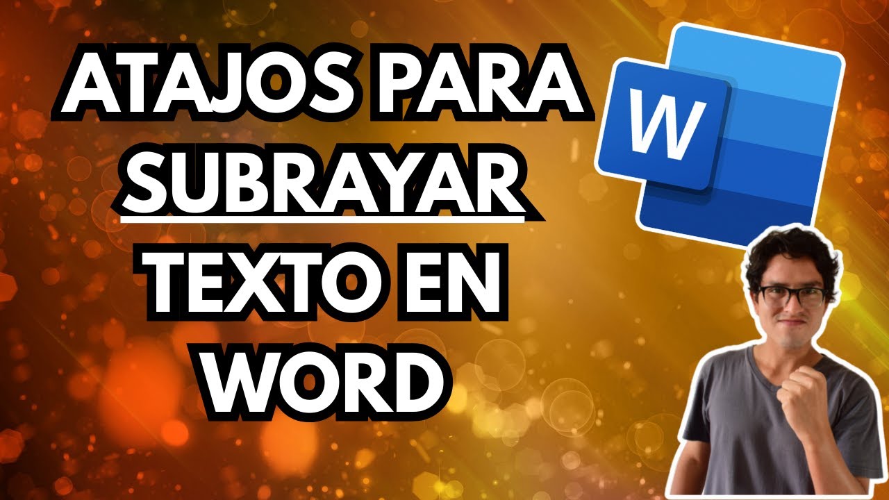 Cómo Subrayar Texto en Word con Atajos de Teclado #windows #word #shortcut 