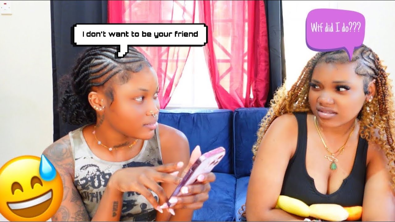 Telling Her I Don’t Want Her To Be My Friend Anymore Because She’s Always In Mixup☹️ “PRANK” 🙂‍↔️
