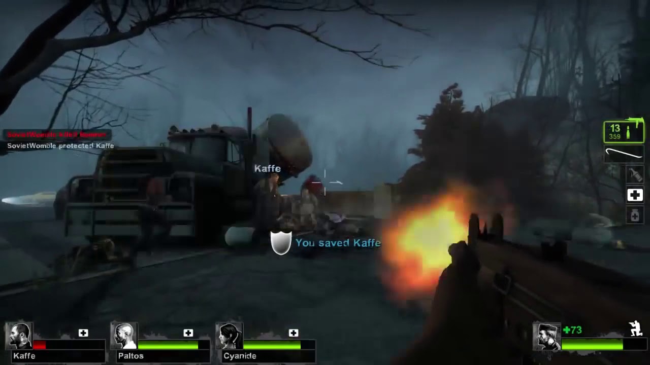 SovietWomble Livestream Left 4 Dead 2 (30th August 2014) Advanced Campaign & Versus part 1/2