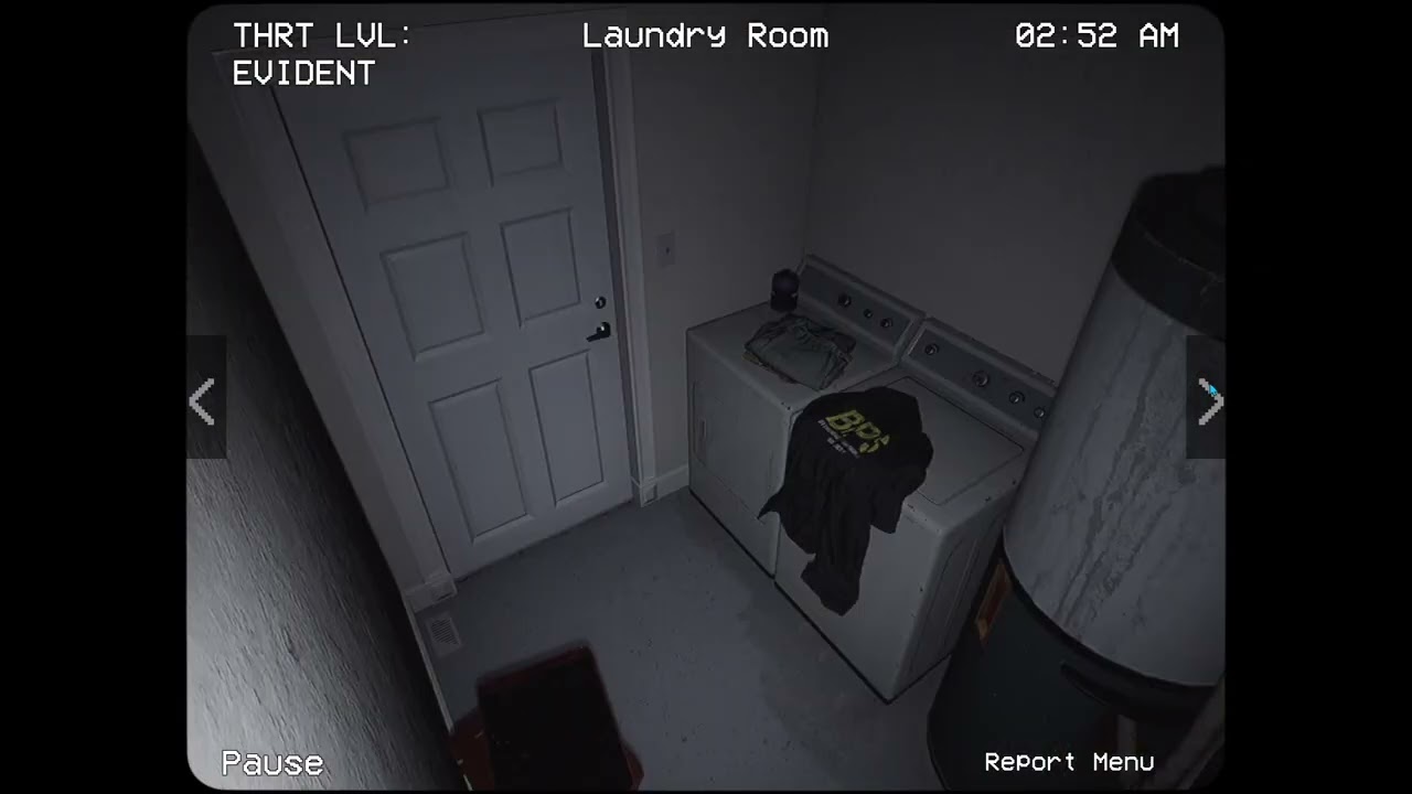 Playing spooky anomaly game on halloween