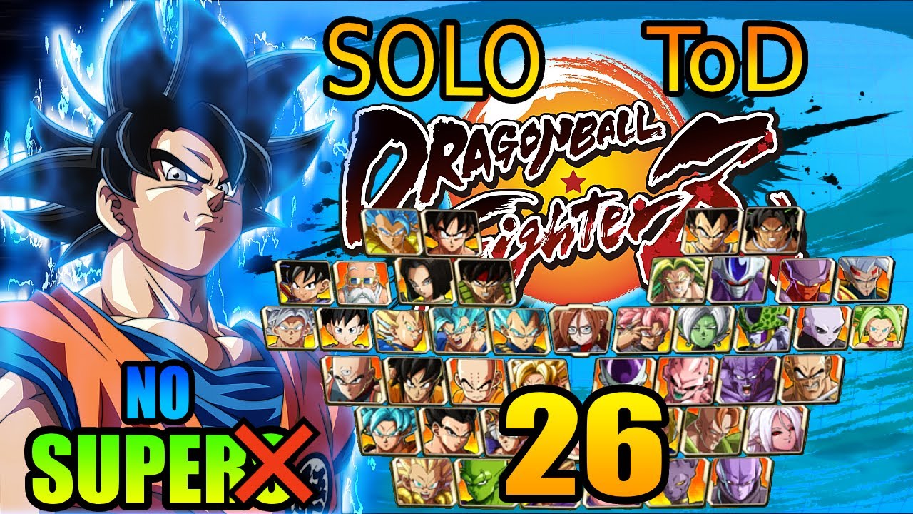 ALL Possible Characters Solo TOD Combo | No Supers! DBFZ (Latest Patch)