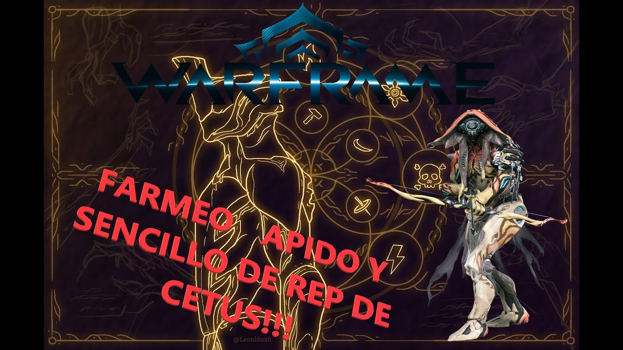 Reputacion Ostronita Cetus 15 minutos o menos | warframe |