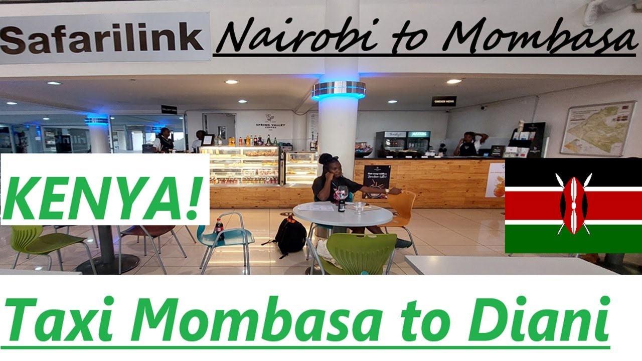 From Nairobi to the Ocean! Flying Safarilink to Mombasa | Taxi to Diani Kenya 🇰🇪