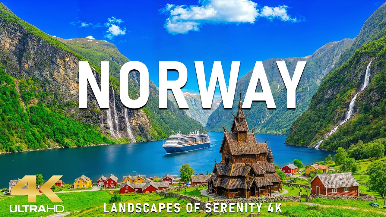 Norway 4K UHD | Majestic Fjords, Red Cabins & Arctic Silence