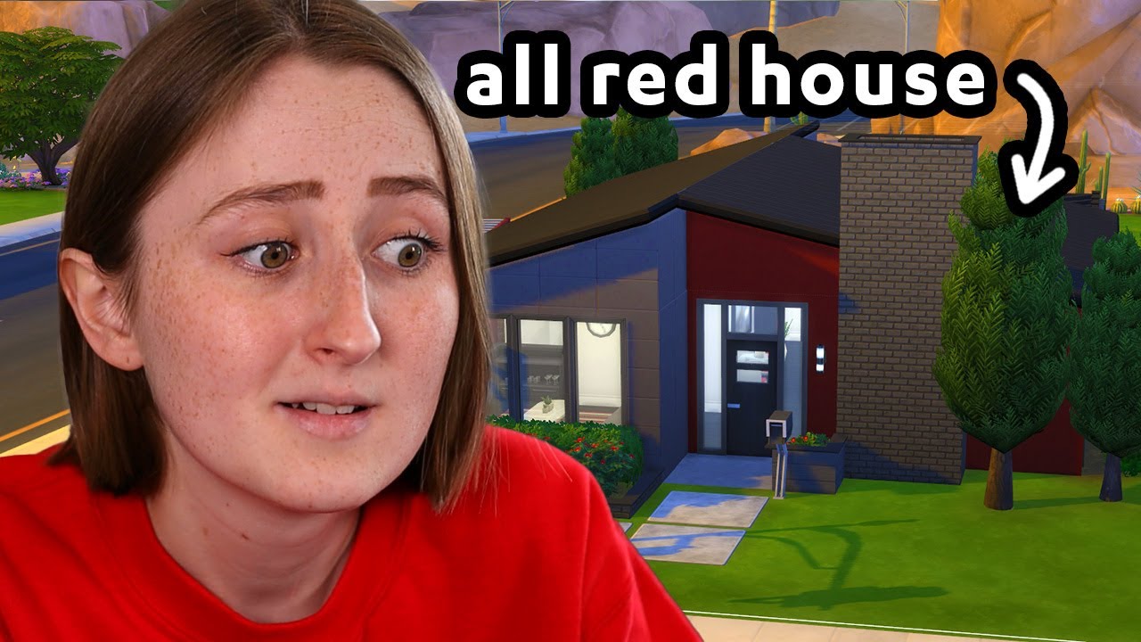 i built a sims house using just ONE color