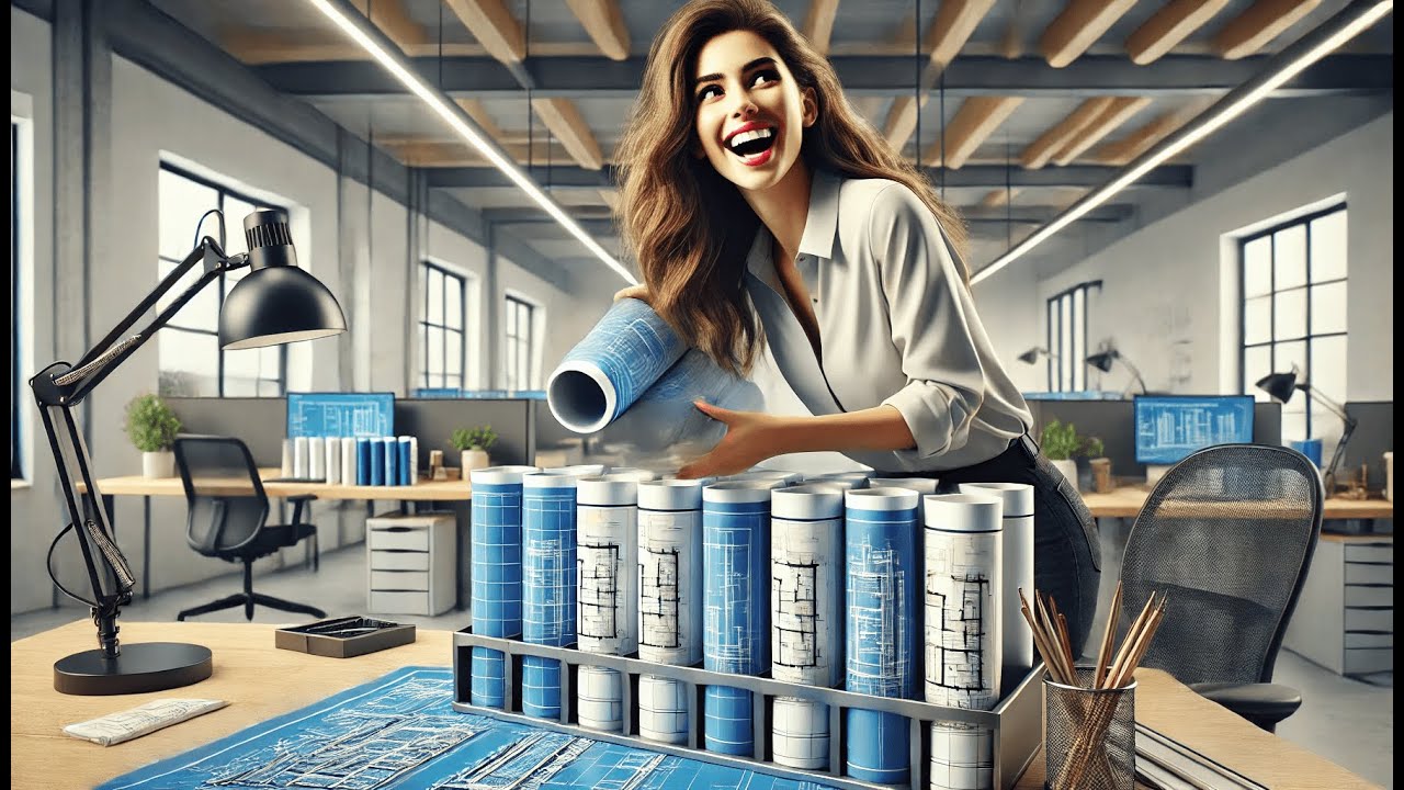 📜 TRANSON Poster Documents Storage Tube | Best Blue Print Tube Holders 🗂️