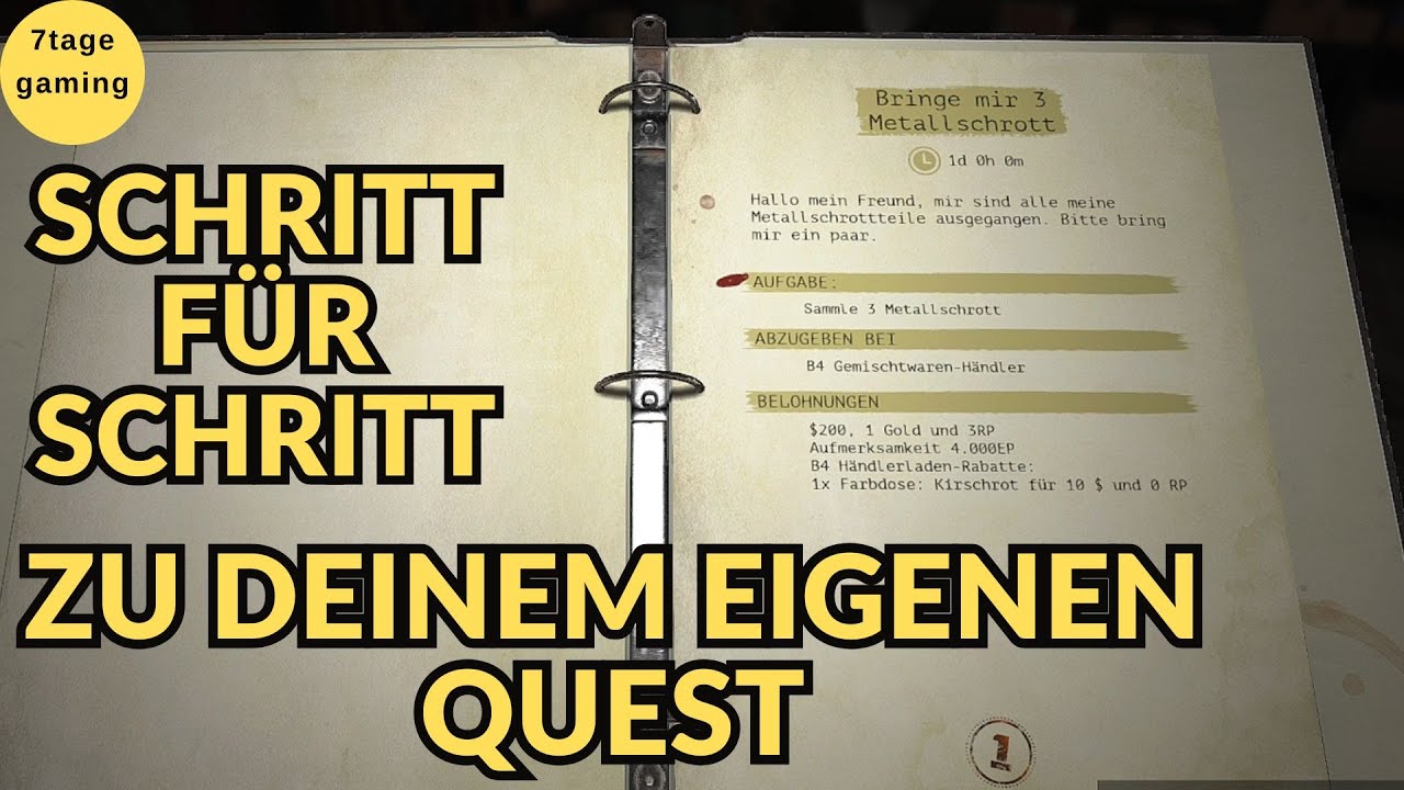 SCUM Gameplay Deutsch | 13 | Quest Tutorial. Schritt für Schritt zu deinem eigenen Quest
