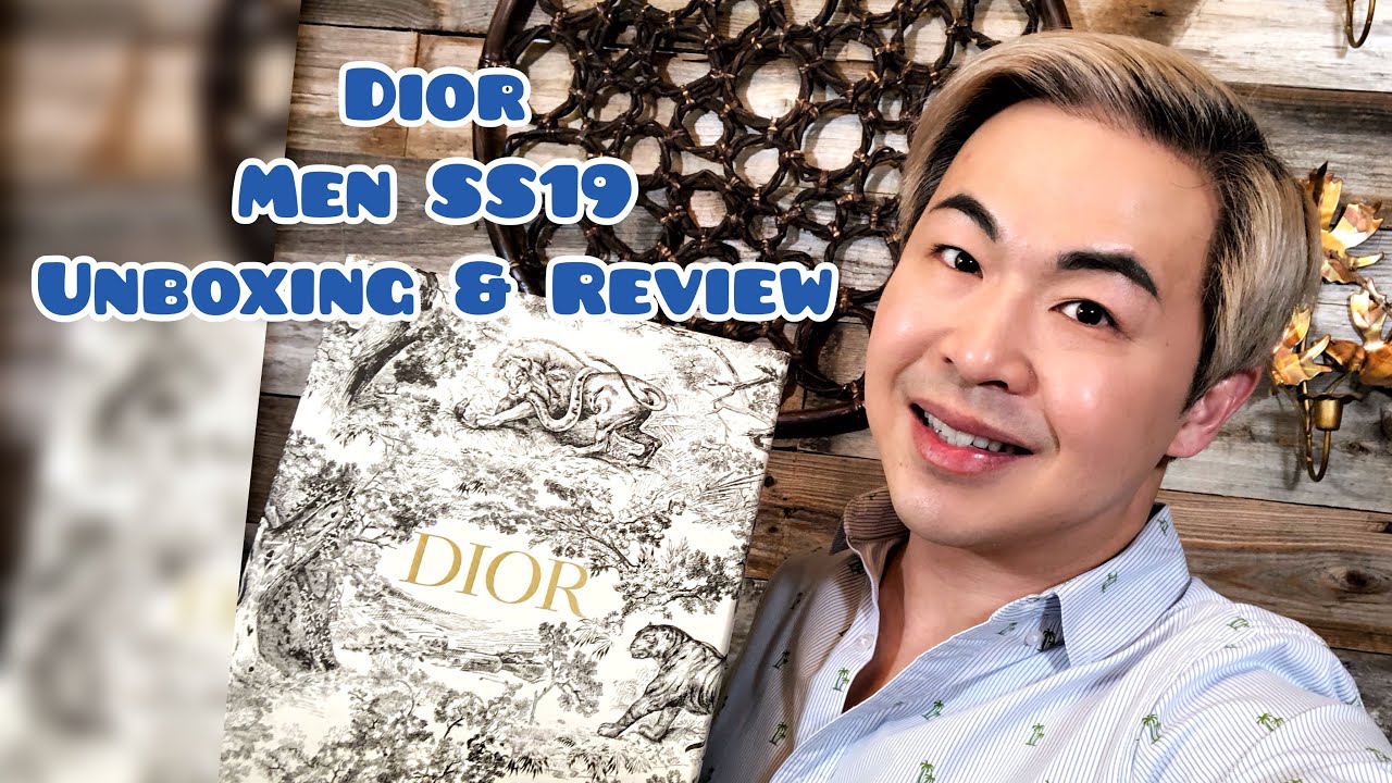 Christian Dior Mens Saddle Bag Unboxing
