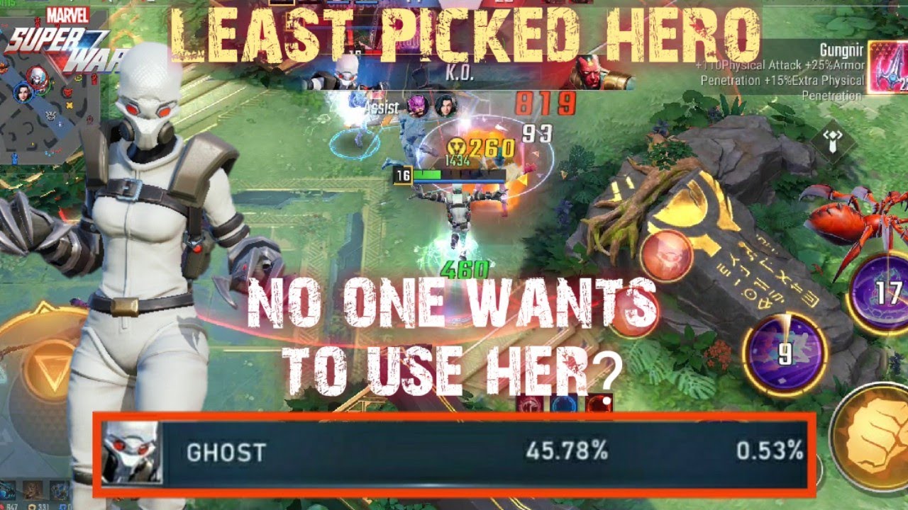 Weekly Free Hero: Ghost - Least-picked Hero | 0.53% Pick Rate Only?