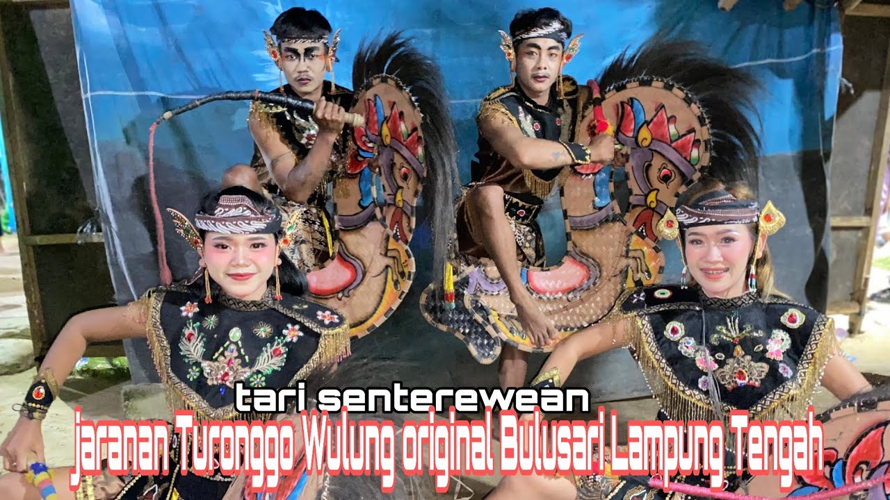 Tarian senterewean jaranan Turonggo Wulung original Bulusari live Sumberagung gunung sugih baru 