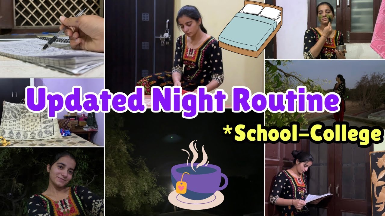 Updated Night Routine For School-College #night #school #college