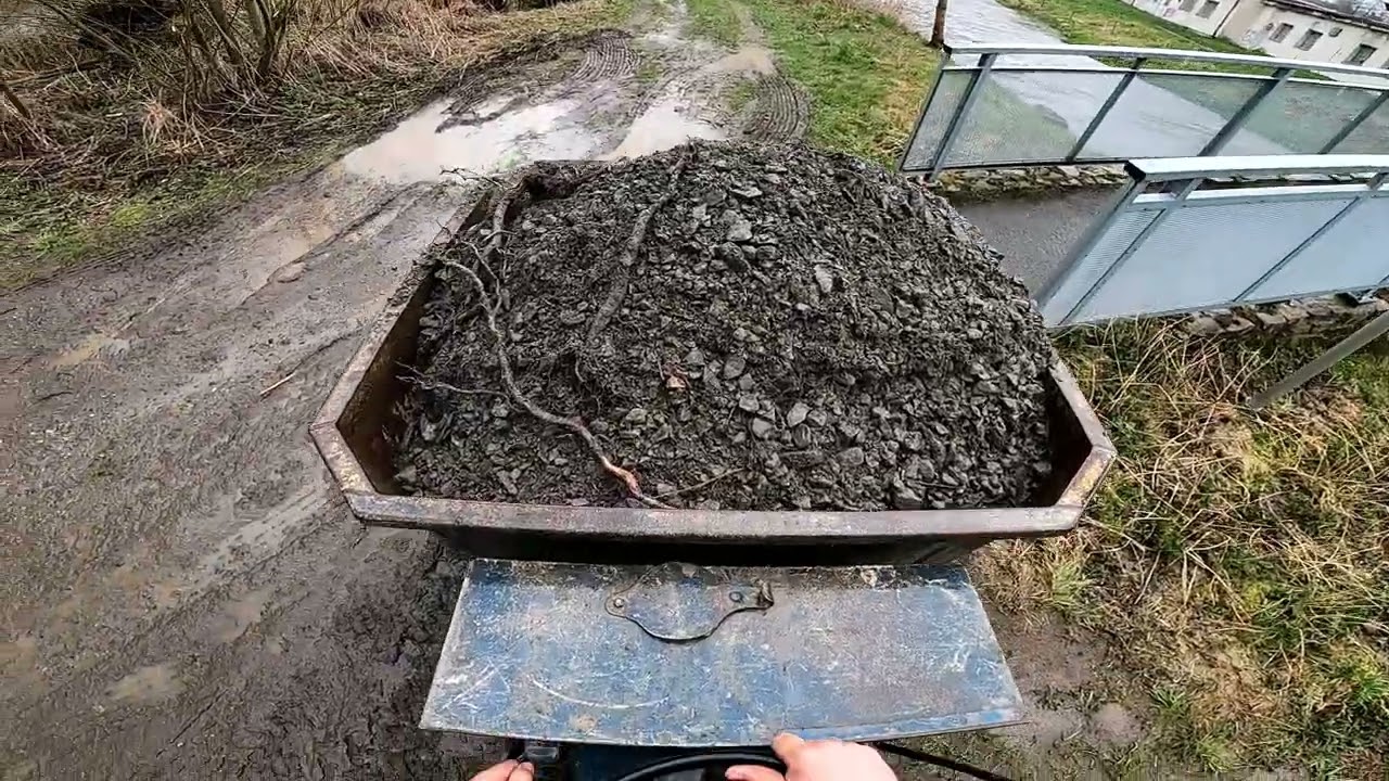 Minibagr a Sambron dumper  r.v. 1960