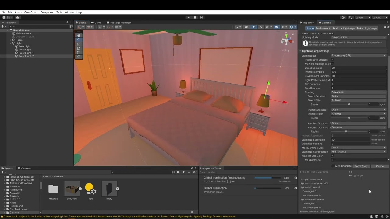 Cartoon Hyper-Casual Environment Part 9: Light Baking in Unity 3D for Optimized Performance