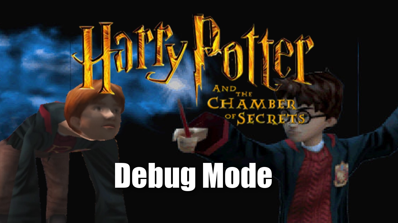 Harry Potter and the Chamber of Secrets - Debug mode fun (Weird player models and more)