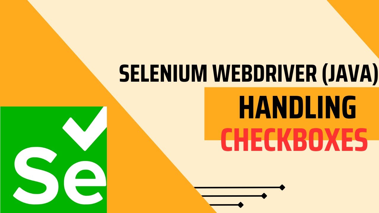 Handling checkbox | Selenium Java